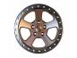 Preview: Alufelge 9x17 ET4 Bawarrion Bon'Z Beadlock², Dark Bronze mit TÜV