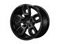 Preview: Alufelge 9x17 ET4 Bawarrion Bee, Schwarz Matt/Logo mit TÜV