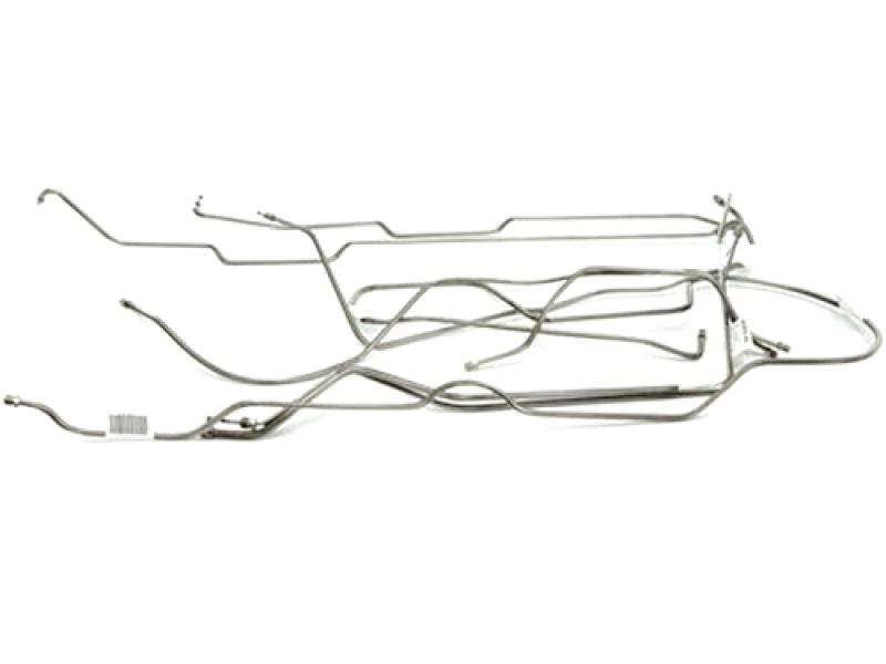 7-piece brake hose set with brake booster