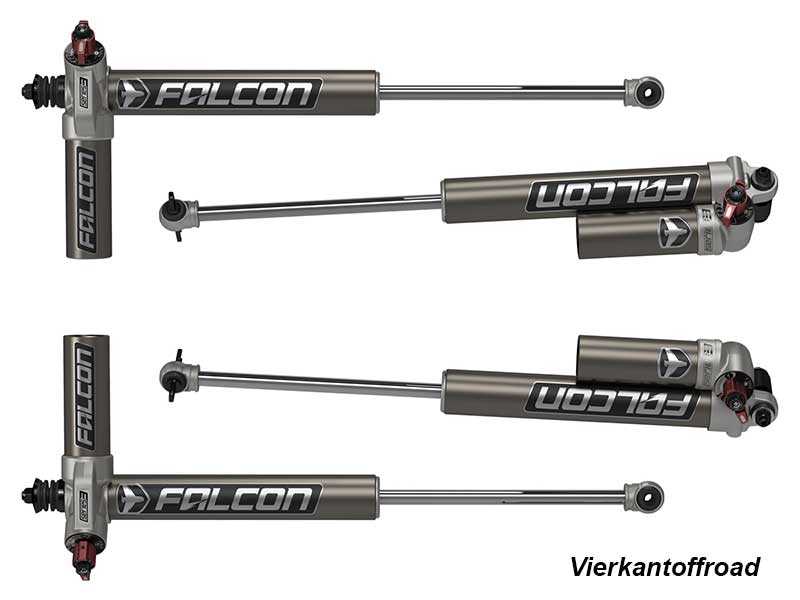 Falcon shock absorber 3.3 Reservoir set Wrangler JK 2-door 5-6 "