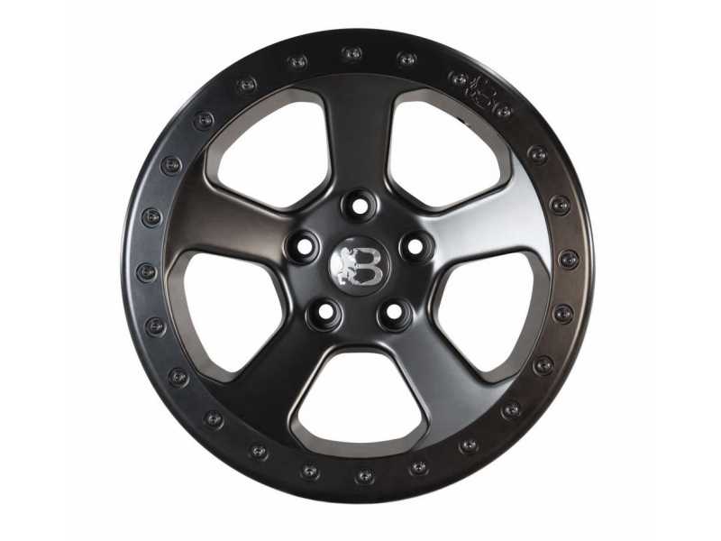 Alloy Wheel 8x17 ET19 Bawarrion Bon'Z Beadlock², black with TÜV