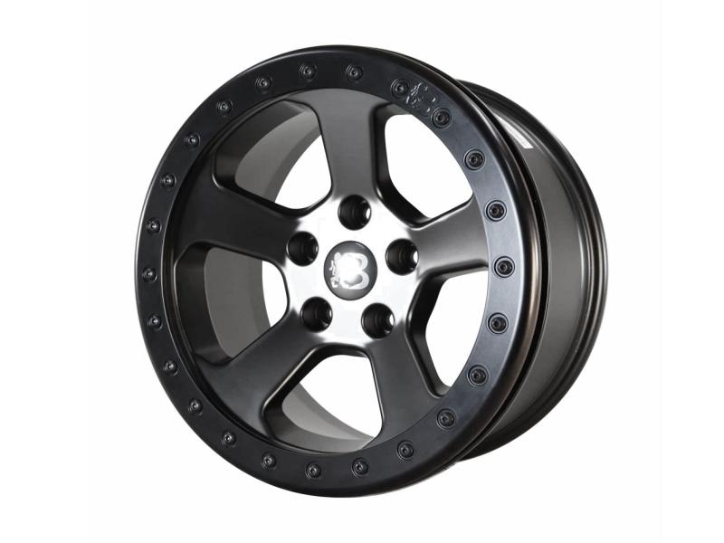 Alloy Wheel 8x17 ET19 Bawarrion Bon'Z Beadlock², black with TÜV
