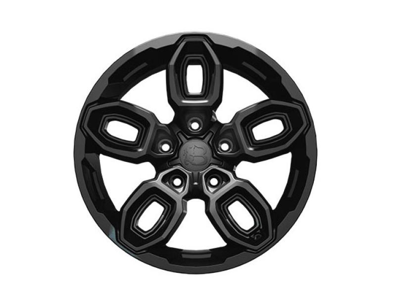 Alufelge 9x17 ET4 Bawarrion Bee, Schwarz Matt mit TÜV