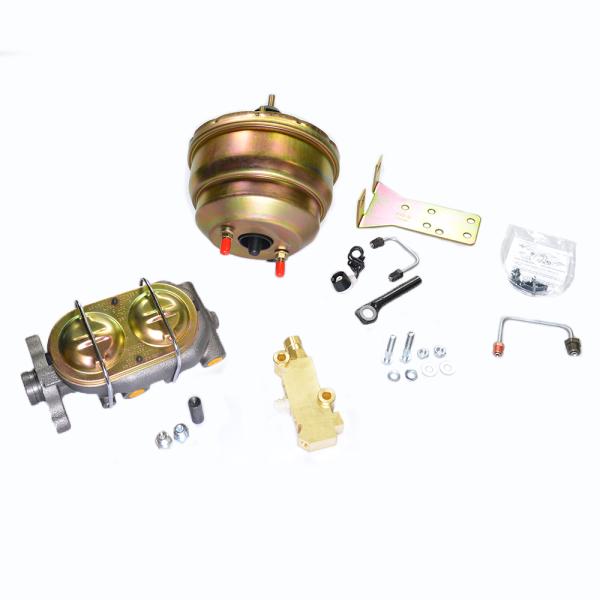 Heavy-duty brake booster set: brake disc / brake drum