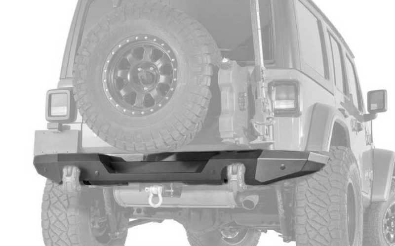 Heckstoßstange Warn Elite für Wrangler JL 2018-