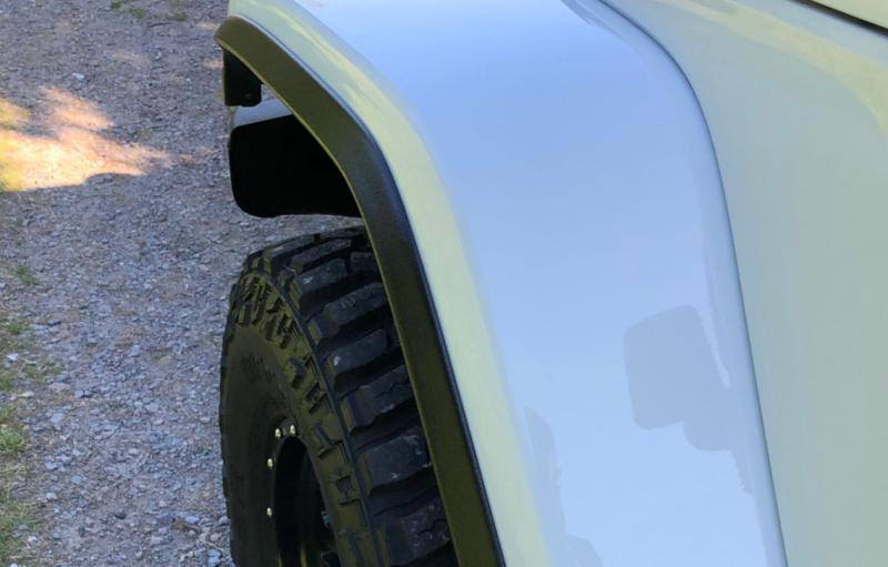 Mudguard extensions 25mm for Wrangler JK