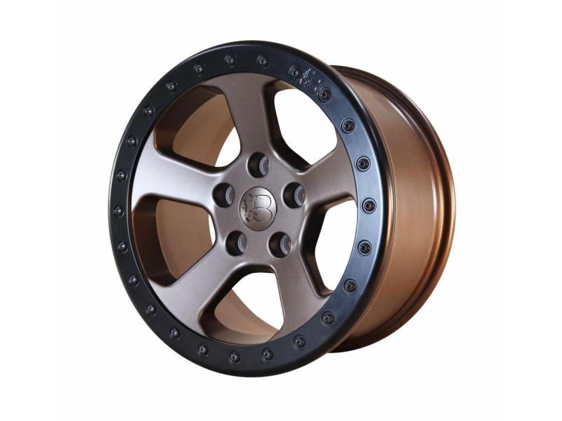 Alufelge 8x17 ET19 Bawarrion Bon'Z Beadlock², Dark Bronze mit TÜV Alufelge 8x17 ET19 Bawarrion Bon'Z Beadlock², Dark Bronze mit TÜV