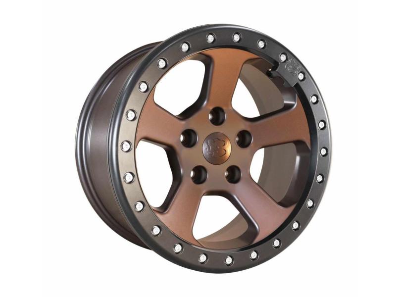 Alufelge 9x17 ET4 Bawarrion Bon'Z Beadlock², Dark Bronze mit TÜV