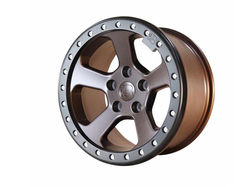 Alufelge 9x17 ET4 Bawarrion Bon'Z Beadlock², Dark Bronze mit TÜV