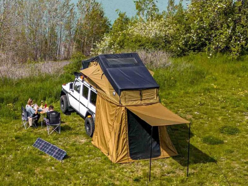 Dachzelt Big Willow 3.0 140cm mit Vorzelt