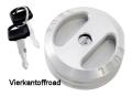 Tank cap aluminum lockable Jeep Wrangler TJ - JK year 01-17